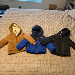 North Face Blue Puffer Jacket Toddler Bundle
